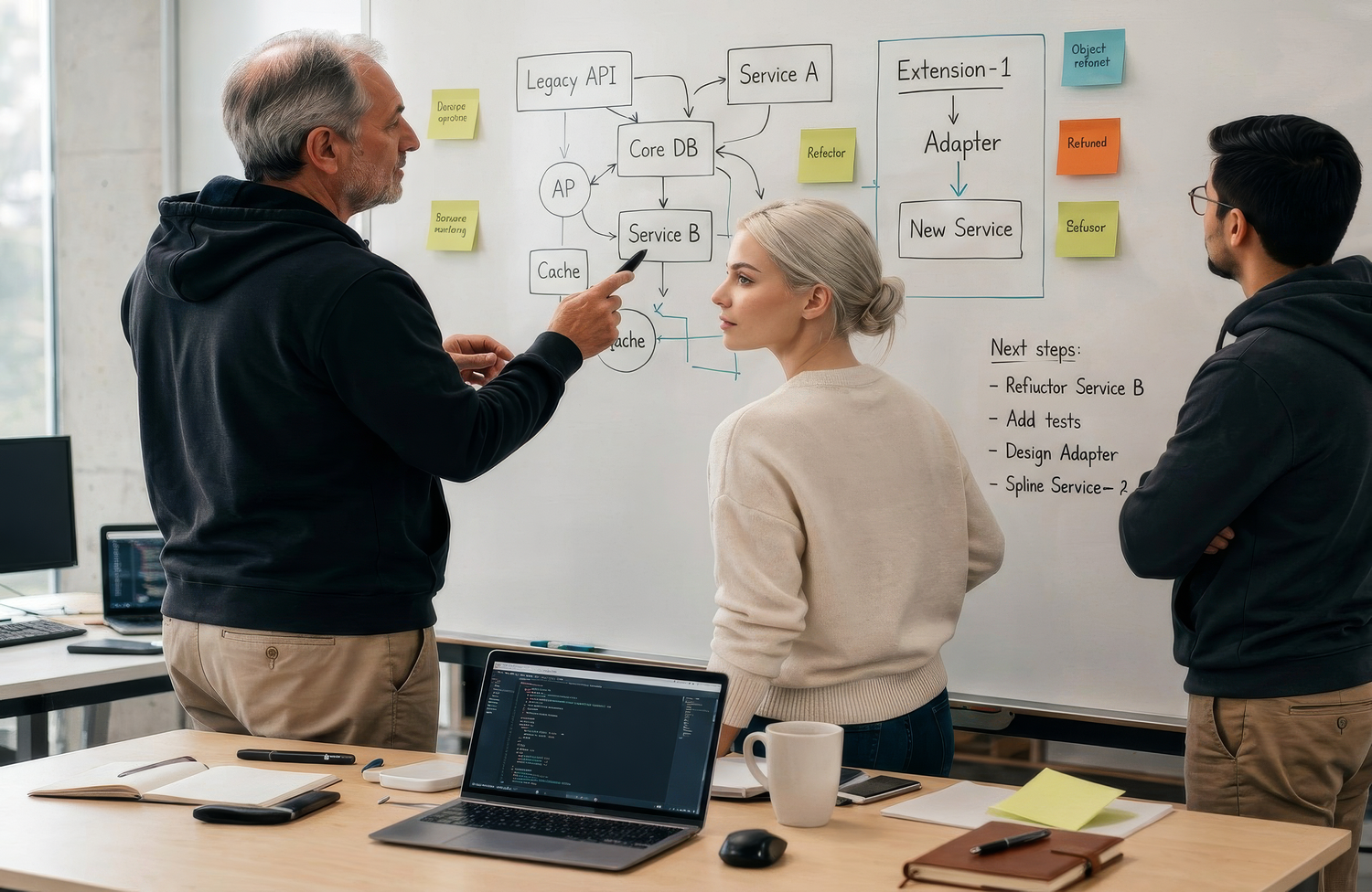 Sitemule and partners exchanging ideas